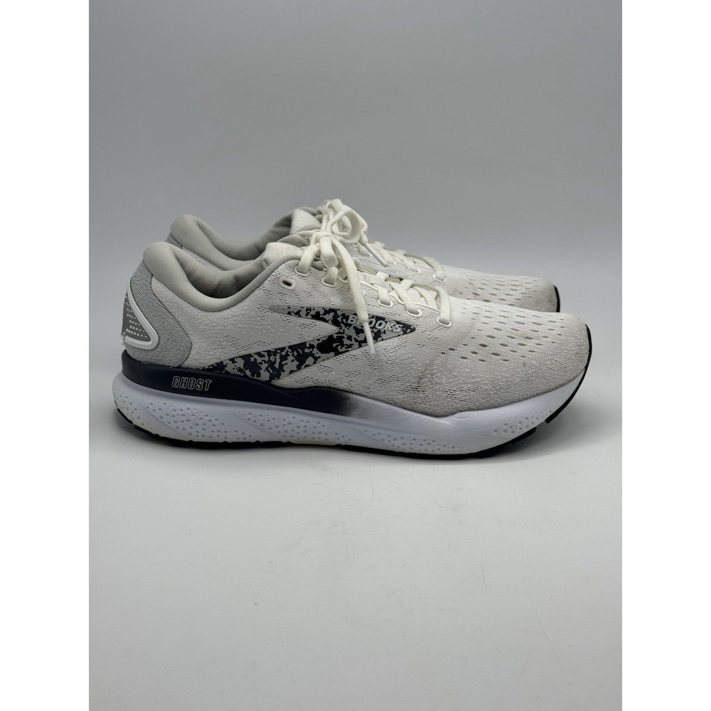 Brooks Ghost 16 Women's Running Shoes 1204071B147 White/Oyster/Lava Size 8.5